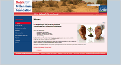 Desktop Screenshot of dutchmillenniumfoundation.nl